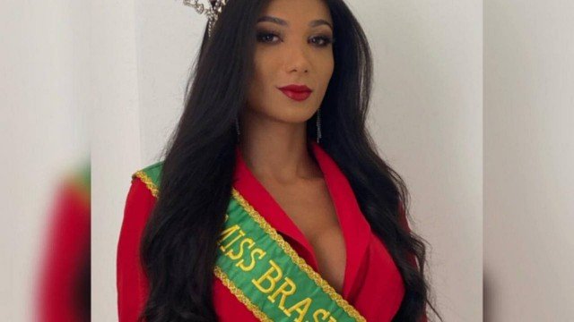 Mikaelly da Costa Martinez, de 25 anos, que nasceu em Mato Grosso do Sul e recebeu o título de transexual mais bonita do Brasil ao vencer o Miss Transex Brasil 2019 Foto: Reprodução