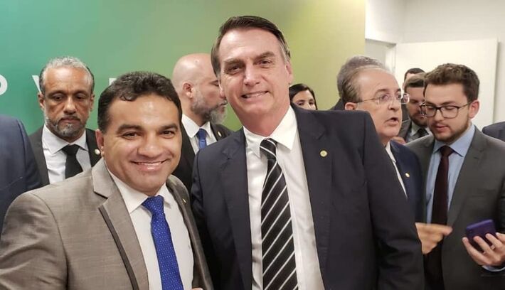 Esses são Maranhãozinho e Bolsonaro. Foto: Reprodução | Redes sociais