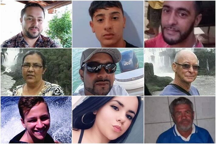 Nove das dez vítimas de tragédia em Capitólio foram identificadas até o fim da manhã desta segunda-feira (10)
