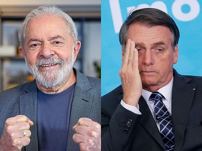 Esses são Lula (esquerda) e Jair Bolsonaro (direita). Foto: Reprodução 