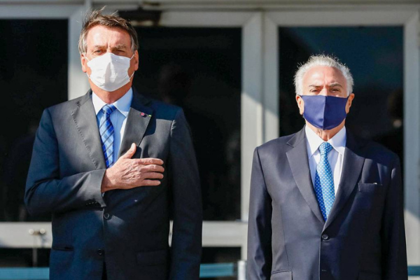 Jair Bolsonaro e Michel Temer em Brasília | Foto: Alan Santos/PR/Divulgação