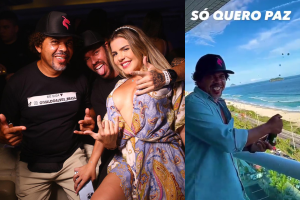 Emprestei minha amiguinha @grazimourao pro MENDIGO! Não acreditem na mídia. A historia real está no insta dele - escreveu Diego Aguiar.