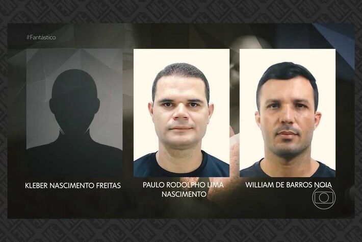 Kleber Nascimento Freitas, Paulo Rodolpho Lima Nascimento e William de Barros Noia  Fantástico/TV Globo