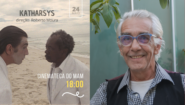 À esquerda: Breno Moroni em cena com Grande Othelo. À direita (imagem de 2022), Breno em sua casa em Campo Grande. Foto: Reprodução | TeatrineTV