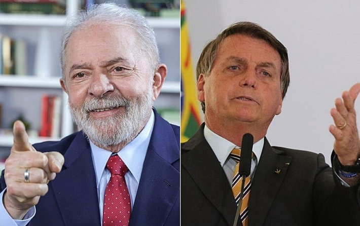 Lula x Bolsonaro nas eleições de 2022. Fotos: Ricardo Stuckert e Agência Brasil