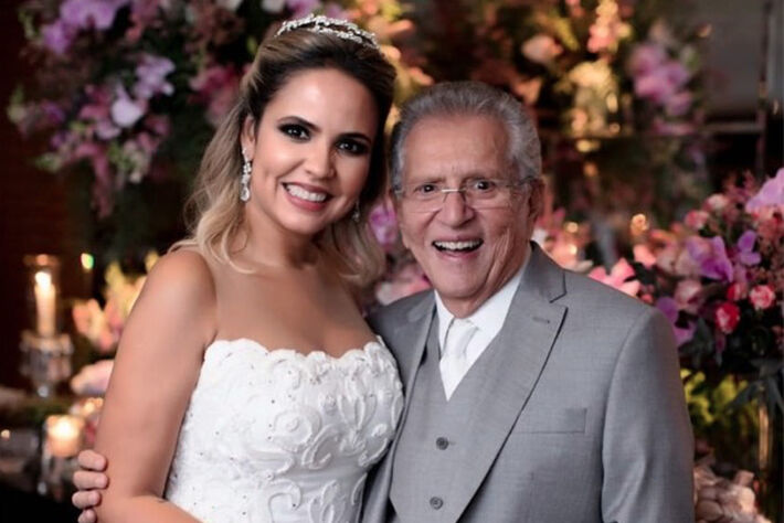Carlos Alberto da Nóbrega e a esposa Renata Domingues. Foto: Reprodução 