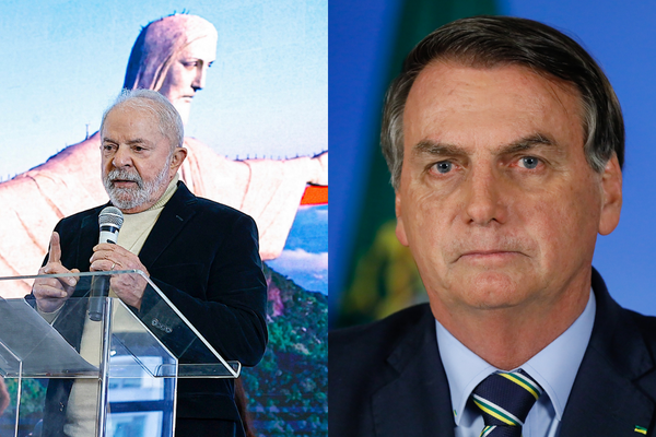 Esses são Lula (esq.) e Bolsonaro (dir.). Fotos: Ricardo Stuckert | Isac Nóbrega 