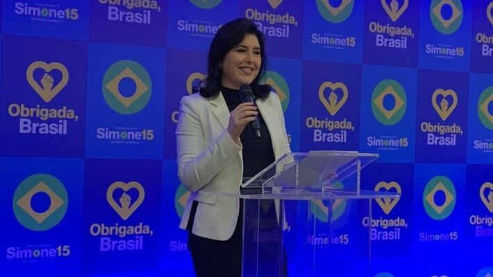 Simone Tebet declara apoio a Lula no 2&ordm; turno nas eleições no Brasil. Foto: Reprodução