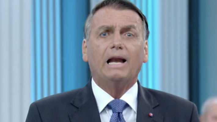 O presidente Jair Bolsonaro (PL) disse que o "sistema" está contra ele nas eleições. Foto: Reprodução | TV Globo