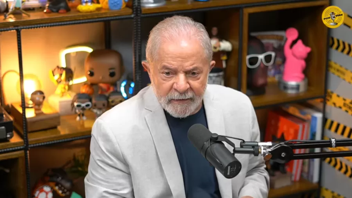 Ex-presidente Lula em entrevista ao podcast Podpah Imagem: Reprodução/YouTube