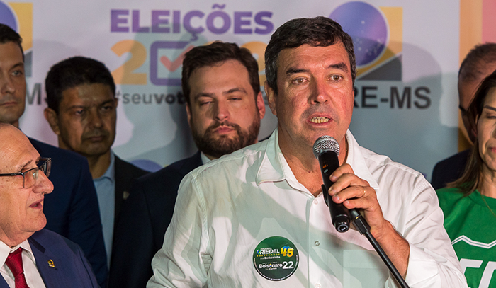 O governador eleito em Matro Grosso do Sul, Eduardo Riedel. Foto: Tero Queiroz 