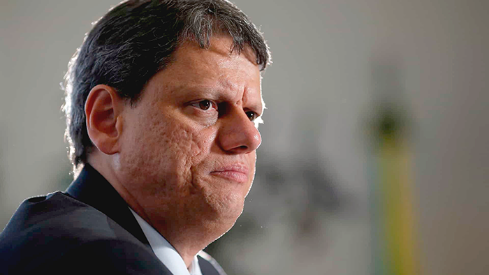 Esse é Tarcísio Freitas, candidato ao governo de SP. Foto:  Reuters