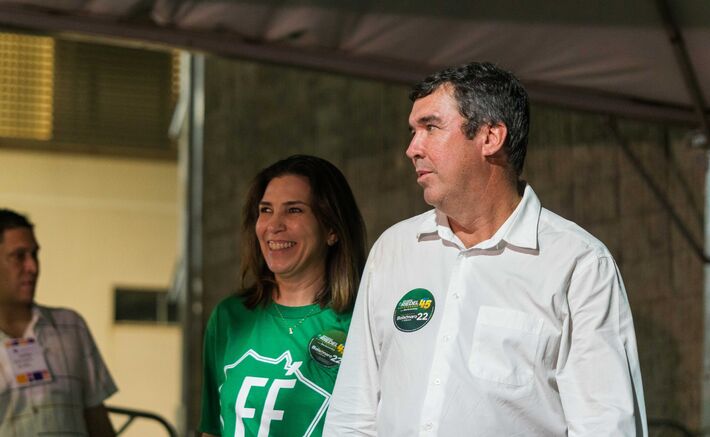 Esses são Eduardo Riedel e sua esposa. Foto: Tero Queiroz