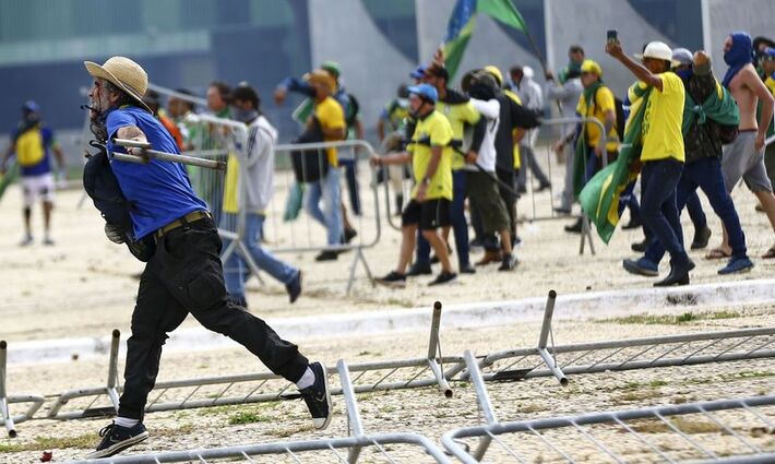 Ataque terrorista ao Congresso brasileiro - Foto: Marcelo Camargo / EBC