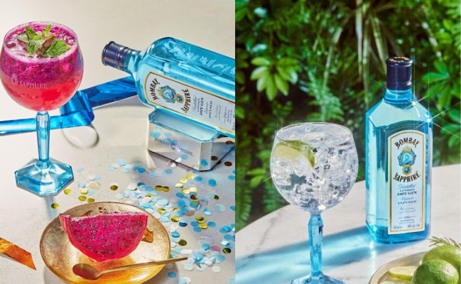 Bombay Sapphire compartilha receitas de drinks para o Carnaval. Fotos: Divulgação