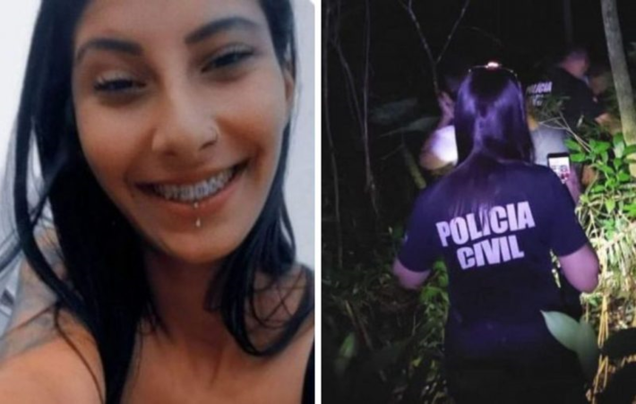 Corpo de Jéssica foi encontrado na quinta-feira (23.mar.23)  Foto: PCSC/ Divulgação/ND