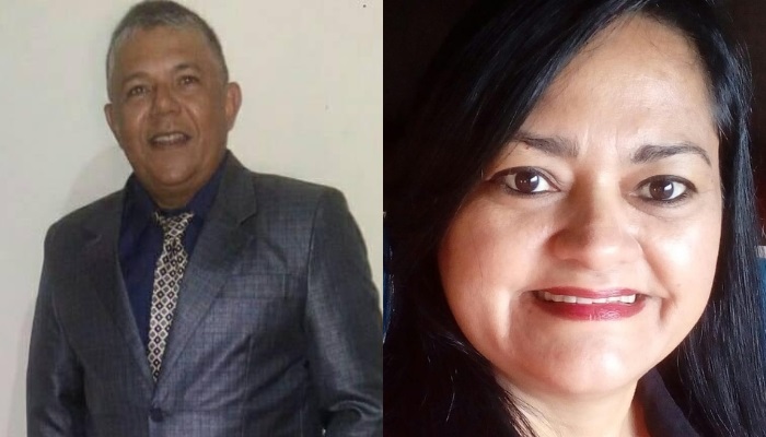  Jair Paulino (a esquerda) matou a ex-esposa Albynna Freiras (a direita) com 5 facadas. Fotos: Redes sociais