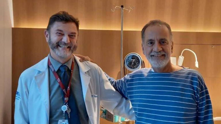 Médico Vanderson Rocha (à esq.) e Paulo Peregrino (à dir.)  Foto: Arquivo pessoal