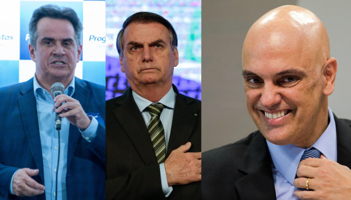 Da esquerda para a direita: Ciro Gomes, Jair Bolsonaro e Alexandre de Morares. Fotos: 1 - Tero Queiroz | 2 - Isac Nóbrega | 3 - STF