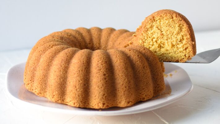 Bolo de milho. Crédito: Amanda Rodrigues