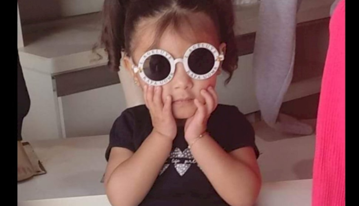 Maria Alice, de 3 anos, morreu ao ser atingida por televisão antiga em casa. Foto: Redes