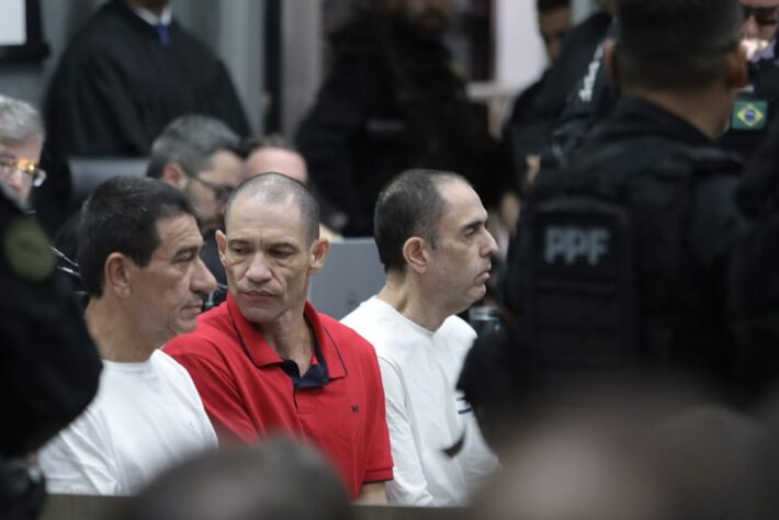 (18.jul.23) - Vladenilson Olmedo, Marcelo Rios e Jamilzinho Name. Foto: MS Notícias