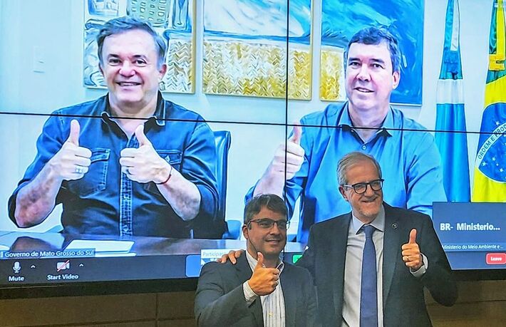 Vander abre canal de diálogo sobre o Pantanal entre governo de MS e Ministério do Meio Ambiente. Foto: Reprodução