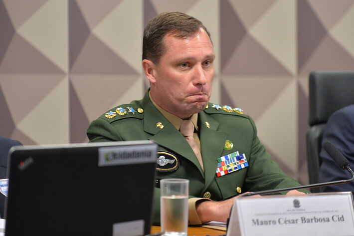(11.jul.23) - Comissão Parlamentar Mista de Inquérito dos Atos de 8 de Janeiro de 2023, recebe o Tenente-Coronel do Exército - Mauro Cid. Foto: Alessandro Dantas