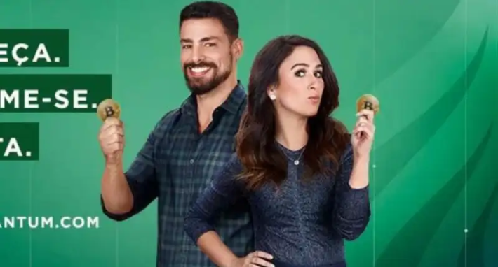 Tatá Werneck e Cauã Reymond fizeram propaganda da Atlas Quantum em 2018. (Foto: Reprodução)