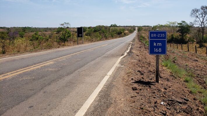Trecho da BR-235. Foto: DNIT