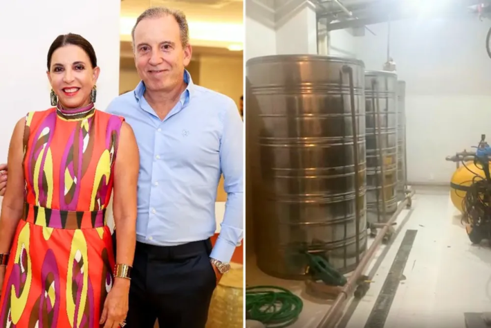 Casal foi encontrado morto em quarto ao lado de 'sala de máquinas' em mansão  Foto: Sistemas Verdes Mares e Reprodução