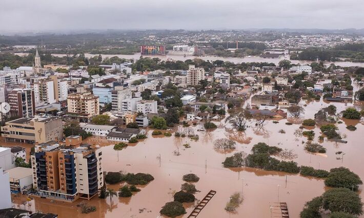 Rio Grande do Sul é assolado por ciclone. Foto: Gov | RS