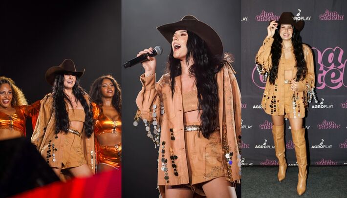 Ana Castela se apresentou em 3 de novembro no Caldas Country Festival. Fotos: Reproduções