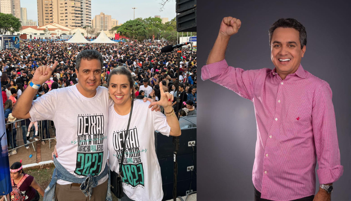 O pré-candidato a vereador, Landmark Rios, destaca-se na pesquisa eleitoral 2024. Foto: Reproduções