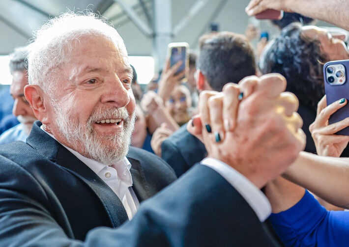 12.04.2024 - Presidente da República, Luiz Inácio Lula da Silva, durante o ato de comemoração da habilitação de 38 frigoríficos para exportação de carnes para a China, na Rodovia BR-060. Campo Grande - MS.     Foto: Ricardo Stuckert / PR