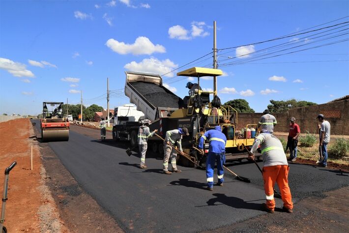 Obras já mudam a 'cara' de Bairro na Capital de MS. Foto: Denilson Secreta