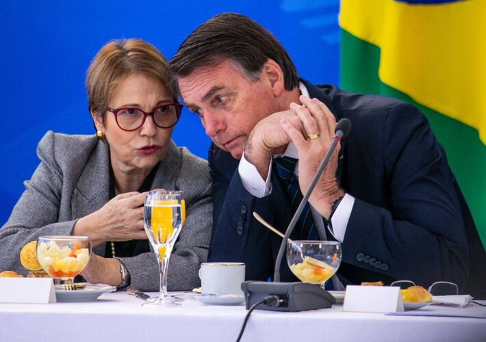 Tereza Cristina e Jair Bolsonaro. Foto: Arquivo