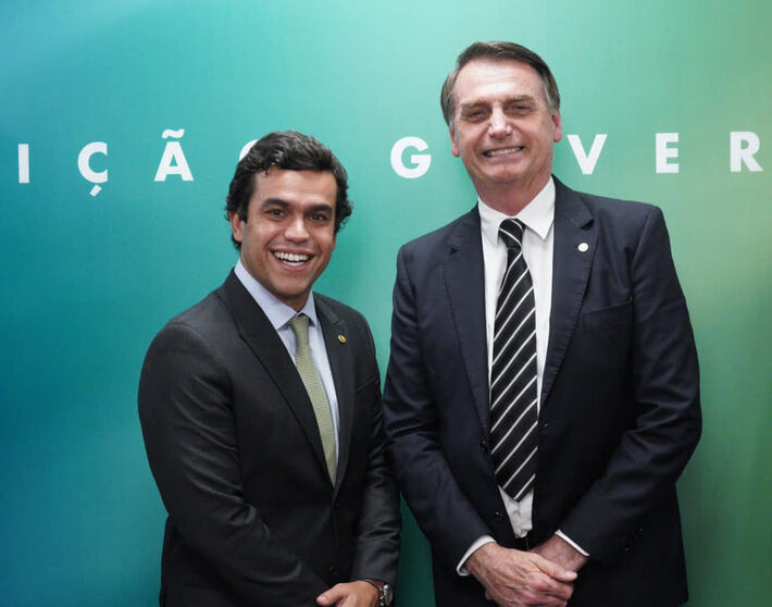 Jair Bolsonaro e o pré-candidato a prefeito de Campo Grande, Beto Pereira. Foto:  Arquivo MS Notícias