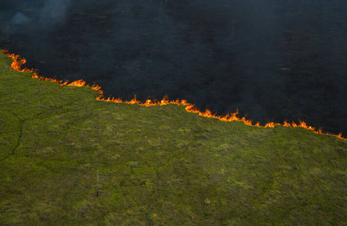 Levantamento feito numa parceria do MPMS, com a PMA e grupamento aéreo do Governo de MS, revela suspeitos de iniciar queimadas no Pantanal. Foto: MP