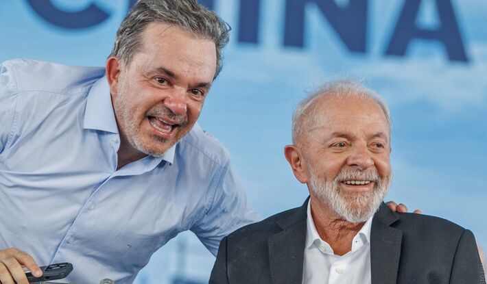 Vander Loubet e o presidente do Brasil, Luiz Inácio Lula da Silva. Foto: Reprodução 