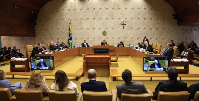 STF durante julgamento do recurso