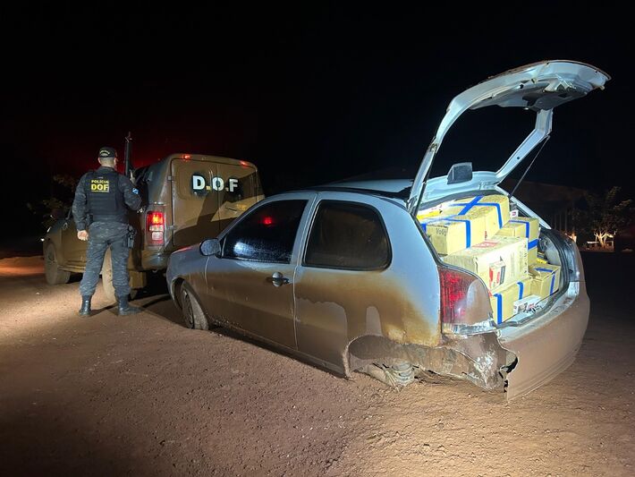 Veículo apreendido pela polícia