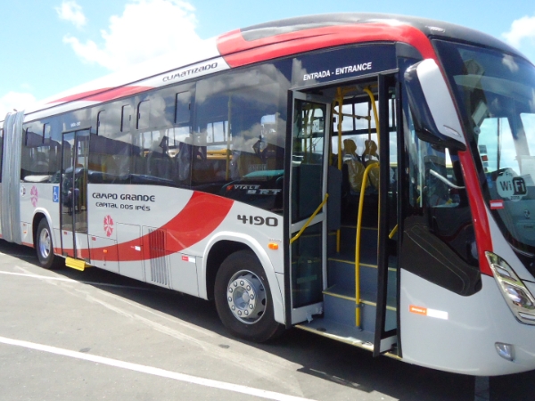 Ônibus do consórcio que opera em Campo Grande