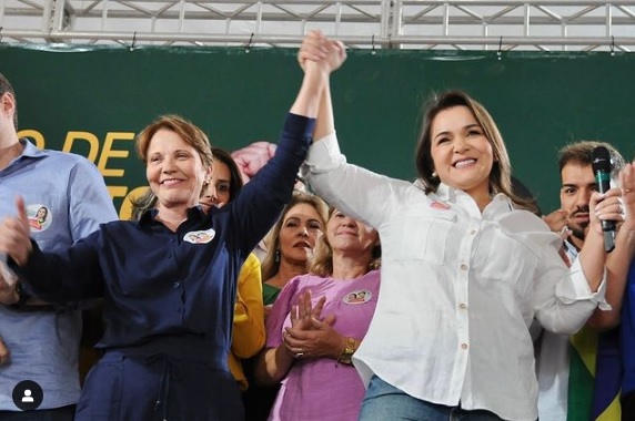 Adriane Lopes e Tereza Cristina: senadora foi peça-chave da campanha vitoriosa