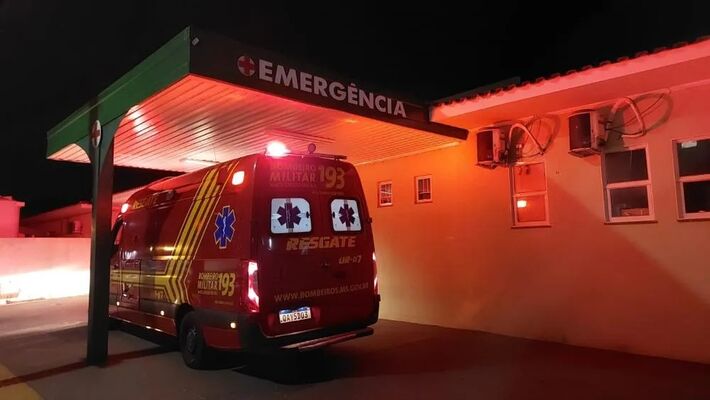 Vítima foi socorrida pelo Corpo de Bombeiros em Bataguassu