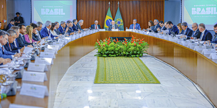 31/10/2024  O presidente Luiz Inácio Lula da Silva se reuniu com governadores no Palácio do Planalto, em Brasília.  Foto: Ricardo Stuckert / PR