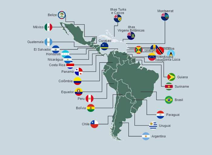 Resumo da situação da legislação ambiental e tratamento parlamentar na região. (28 países) para 2024.