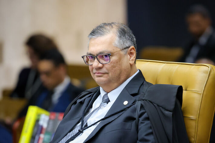 Ministro Flávio Dino, durante a sessão plenária do STF.  Foto: Gustavo Moreno/STF