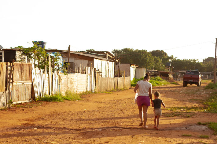 Favela 'Só Por Deus' em Campo Grande. Foto: Tero Queiroz | MS Notícias 