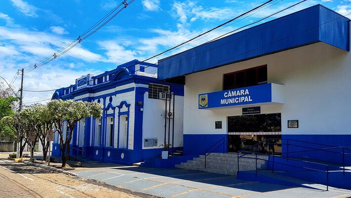 Fachada da Câmara Municipal de Aquidauana